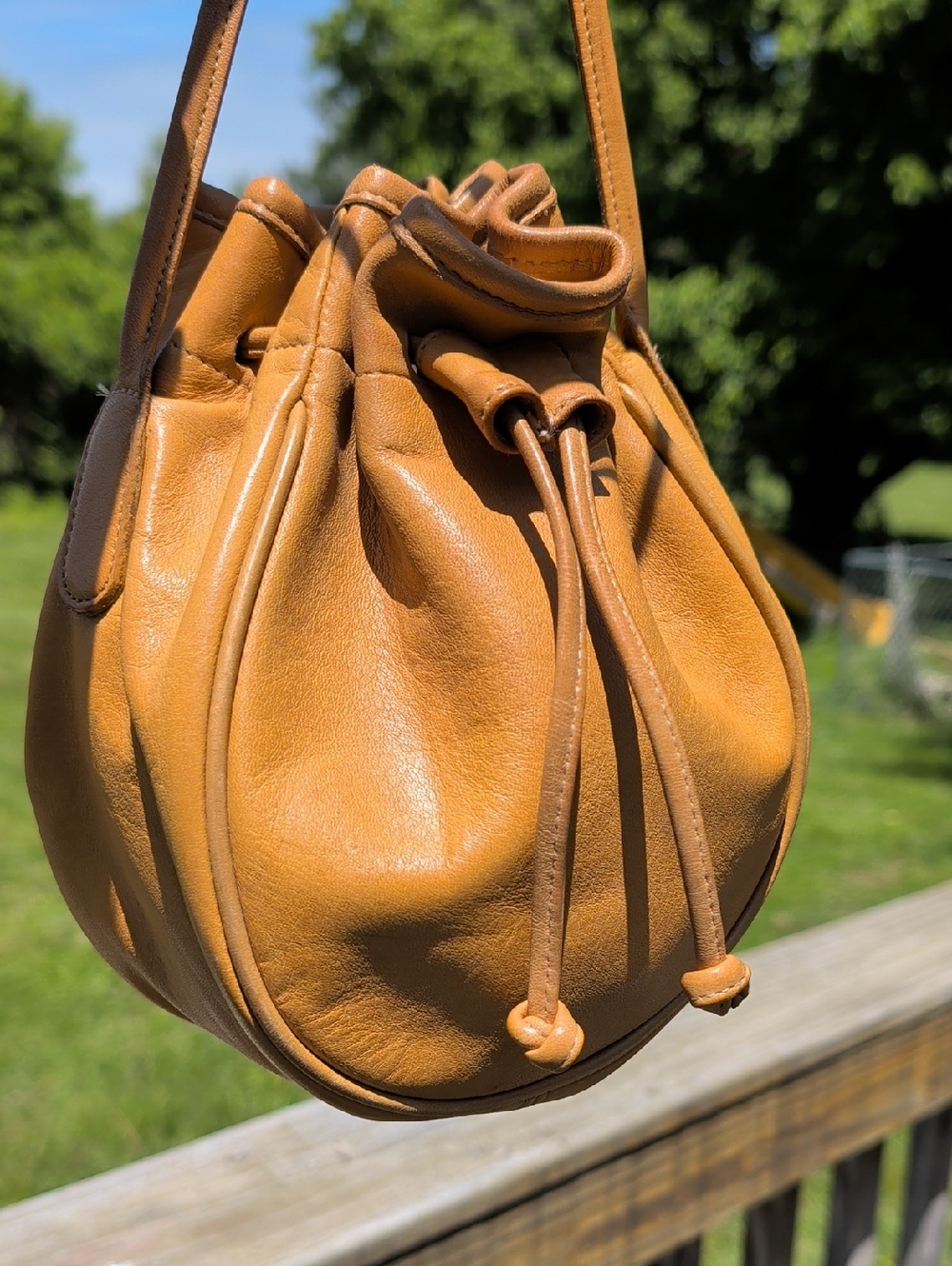 Vintage Coach Marble Bag #4031